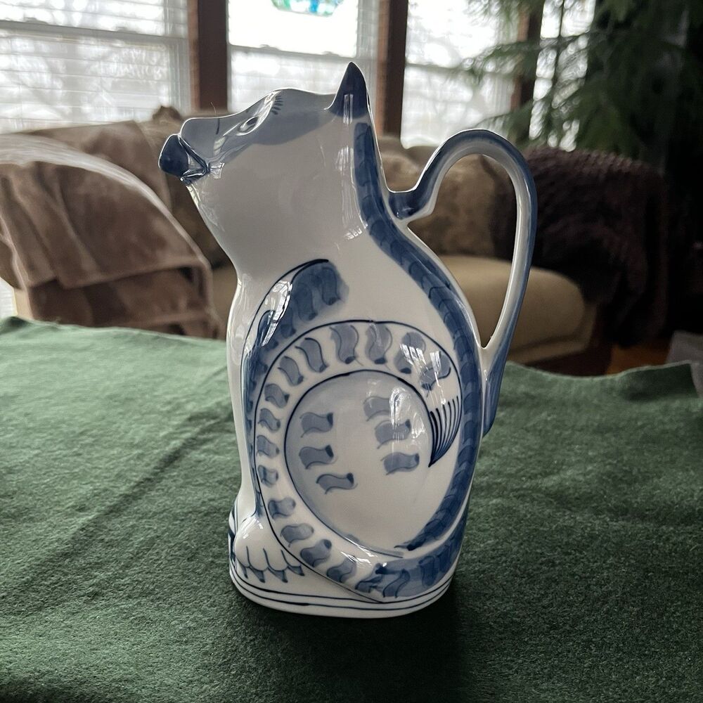 Hand Painted Ceramic Cat Pitcher Metropolitan Museum Of Art MMA Philippines